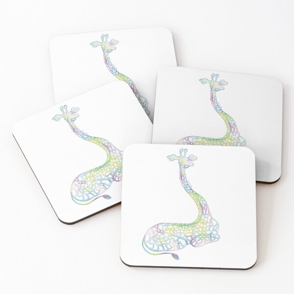 Mr. Cool Giraffe Coasters (Set of 4)