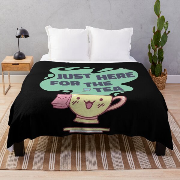 Item preview, Just Here For The Tea Kawaii designed and sold by MrEddie10.