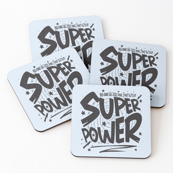 Item preview, No one is You and that's Your Superpower - motivation quote designed and sold by VichallanStudio.