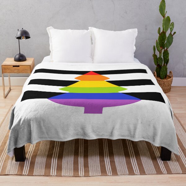 Item preview, STRAIGHT ALLY HOLIDAY PRIDE FLAG designed and sold by Festive Feminist.