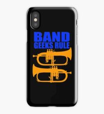 BAND GEEKS RULE-FLUGELHORN iPhone Case/Skin
