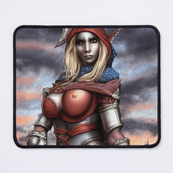 Item preview, Warrior elf in red  designed and sold by dwhowe.