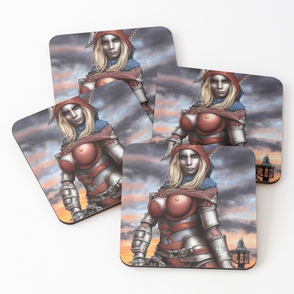Item preview, Warrior elf in red  designed and sold by dwhowe.