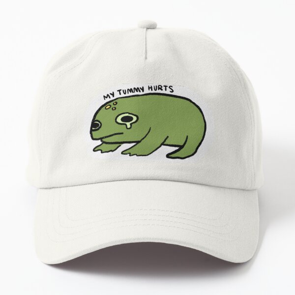 Aperçu de l'œuvre j'ai mal au ventre grenouille créée et vendue par iristocat.
