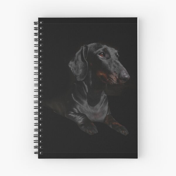 Item preview, BLACK DACHSHUND EN NEGRO designed and sold by Val Goretsky.