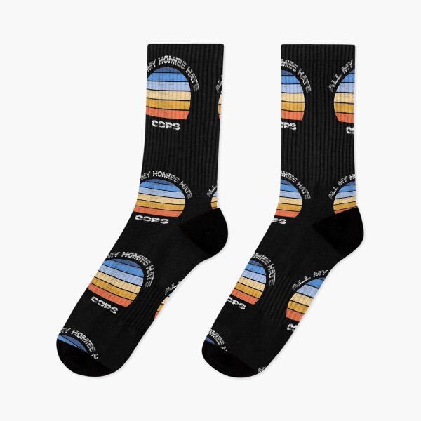 Item preview, All my homies hate cops cool retro sunset designed and sold by Ach B.