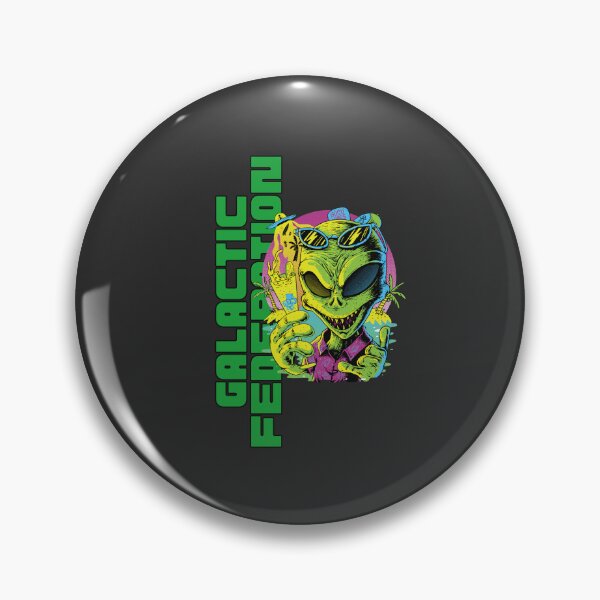 Item preview, Galactic federation: Galactic Federation of Aliens , alien t-shirt, funny alien,alien stickers,galactic federation sticker designed and sold by sassastore.