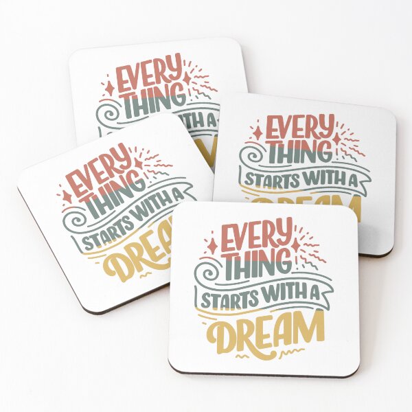 Item preview, every thing starts with a dream designed and sold by Joud1422.