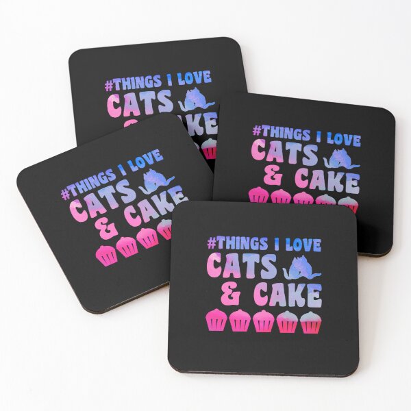 Item preview, Pink Cats And Cake designed and sold by PetSafari.