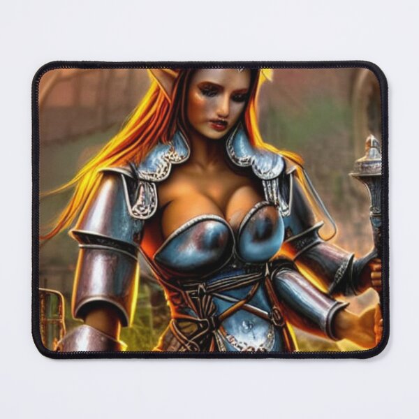 Item preview, Warrior elf in metal armor designed and sold by dwhowe.