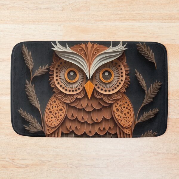 Item preview, Paper Cutout of a Owl designed and sold by harborhouse55.