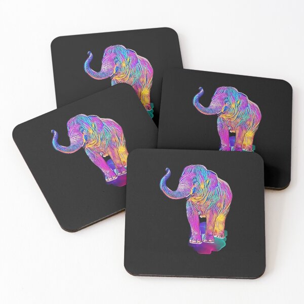 Item preview, Rainbow Elephant designed and sold by HappyLifeCreate.