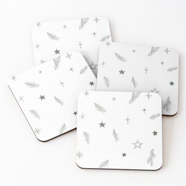 Item preview, Green Boughs and Stars designed and sold by jenmstudio.