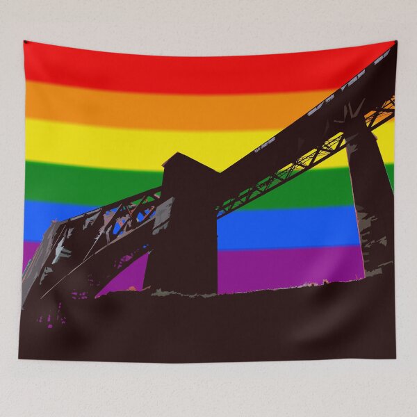 Item preview, The Rainbow Forth Rail Bridge designed and sold by Jan Palmer.