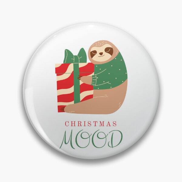 Item preview, Christmas Sloth with gift designed and sold by OwnDesignOnline.