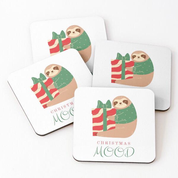 Item preview, Christmas Sloth with gift designed and sold by OwnDesignOnline.