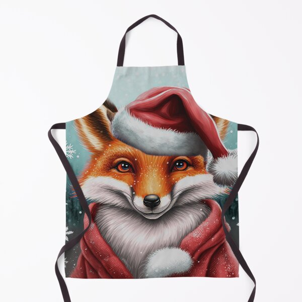 Item preview, Cute Santa Fox designed and sold by MasartDesigns.
