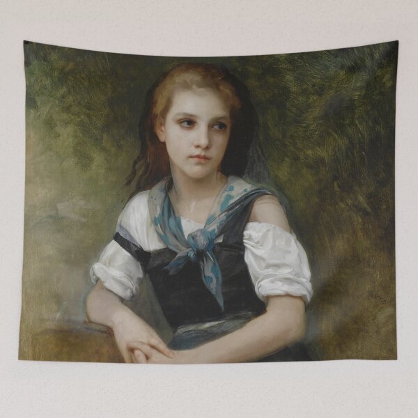 Item preview, A Study for The Secret | William Bouguereau | 1873 French Art designed and sold by CJET.