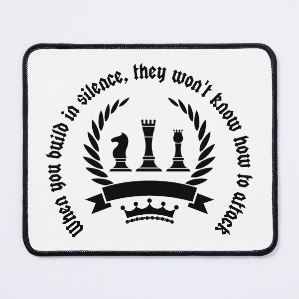 Item preview, WHEN YOU BUILD IN SILENCE, THEY WON'T KNOW HOW TO ATTACK-SAGFABULOUS designed and sold by SagFabulous.