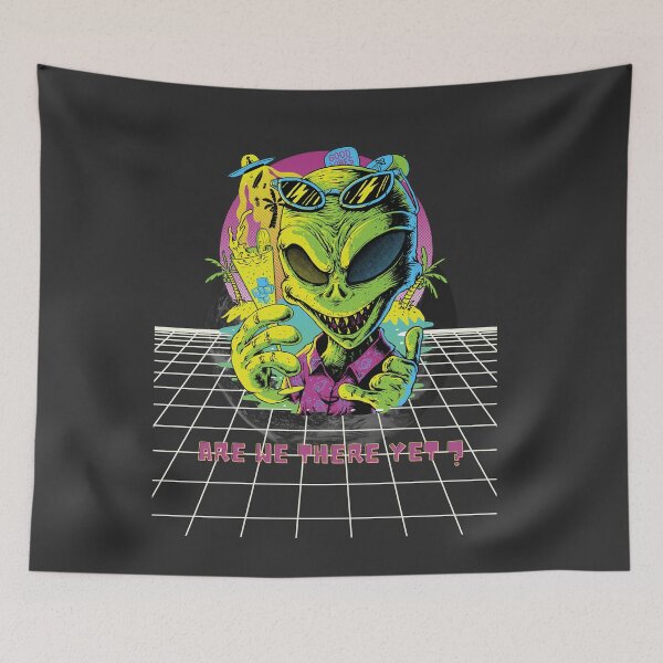 Item preview, ALIEN: Are we there yet? , alien t-shirt, funny alien, alien stickers, galactic federation sticker designed and sold by sassastore.