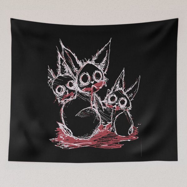 Item preview, Creepy cute bunnies bloody killers designed and sold by Hekkoto.