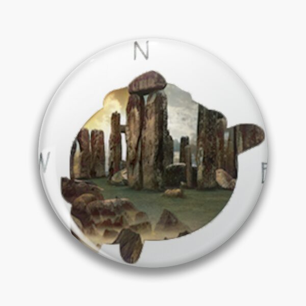 Item preview, Stonehenge compass designed and sold by Karen Persephone .