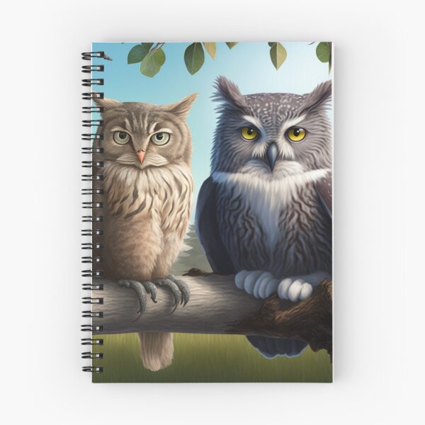 Item preview, A Cat And An Owl designed and sold by TheBaconStudio.