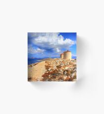 Ruined Windmills Acrylic Block