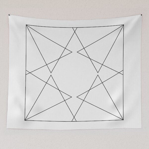 Item preview, Geometric Triangles Art Deco black designed and sold by WilliamsGFX.