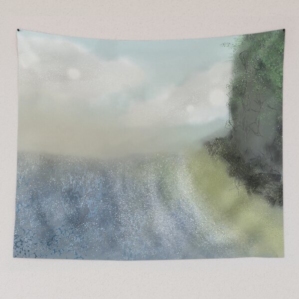 Item preview, Surrealist cliffs  designed and sold by AziJ-Designs.