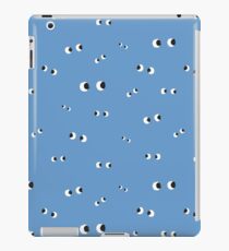 Augen | Blau iPad-Hülle & Klebefolie