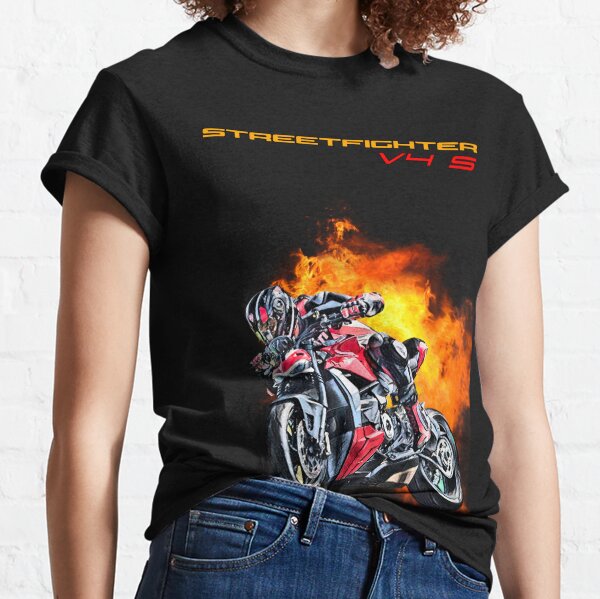 Ducati Streetfighter V4 Graphic Short Sleeve T-Shirt Red – Seacoast Sport  Cycle