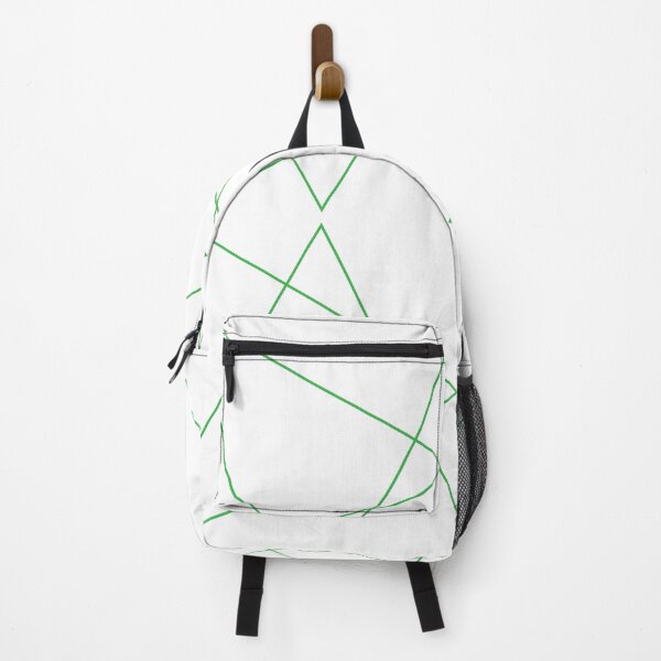 Item preview, Geometric Triangles Art Deco green designed and sold by WilliamsGFX.