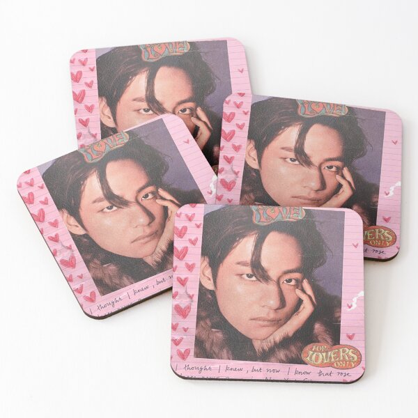 Item preview, BTS - V Taehyung Valentine’s Day Love Letter Pink Kawaii Cute Aesthetic 90s designed and sold by spectresisters.
