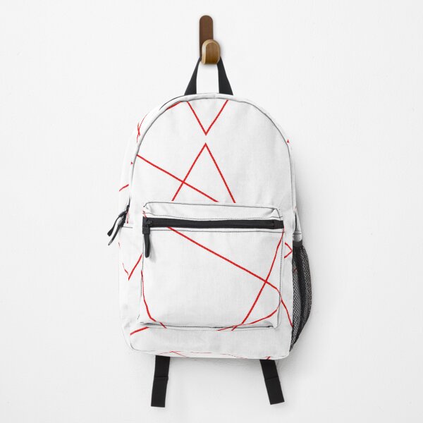 Item preview, Geometric Triangles Art Deco RED designed and sold by WilliamsGFX.