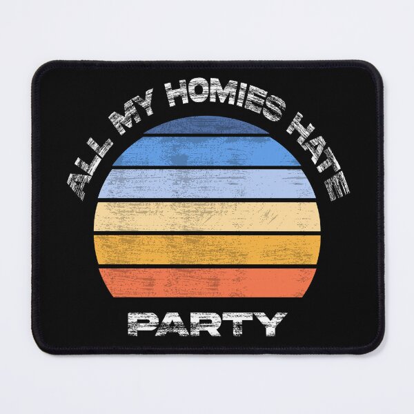 Item preview, All my homies hate party cool retro sunset designed and sold by Ach B.
