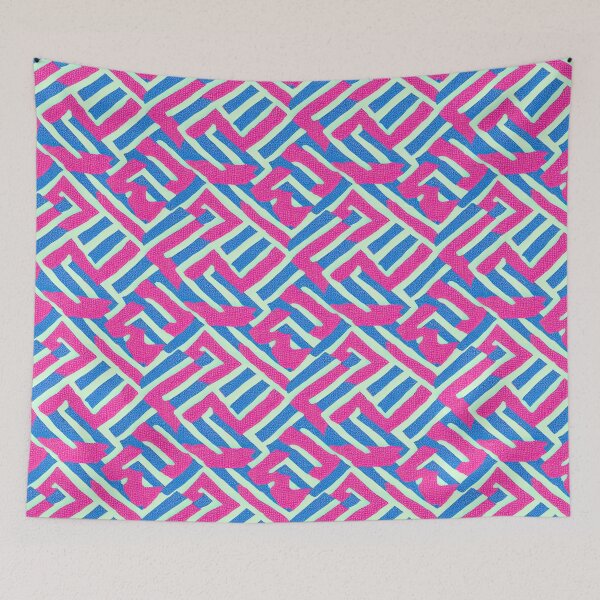 Item preview, Zig Zag Colorful Tiled designed and sold by Hiimtrace.