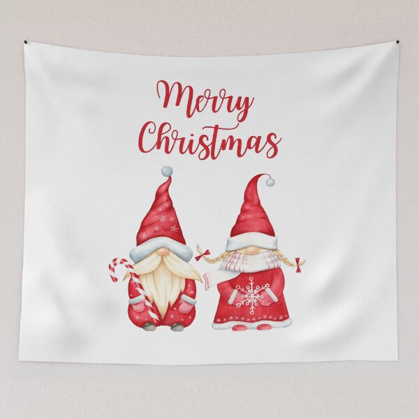 Item preview, Merry Christmas Gnome Funny Family Xmas Two Cute Gnomes designed and sold by The Glasses Girl.