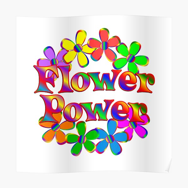 60s 70s Flower Power Posters Redbubble