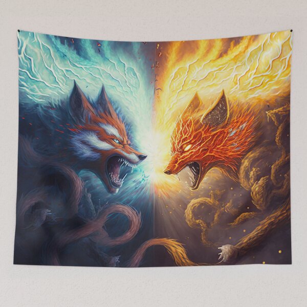 Item preview, wolves fighting designed and sold by IA-Power.