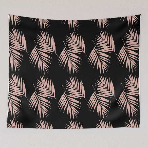 Item preview, Palm Leaves Pattern #3 #DustyPink #Black #decor #art designed and sold by Anita's & Bella's Art.