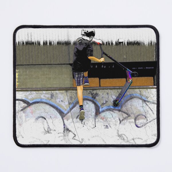 Item preview, Running Step Landing - Stunt Scooter Rider designed and sold by NaturePrints.