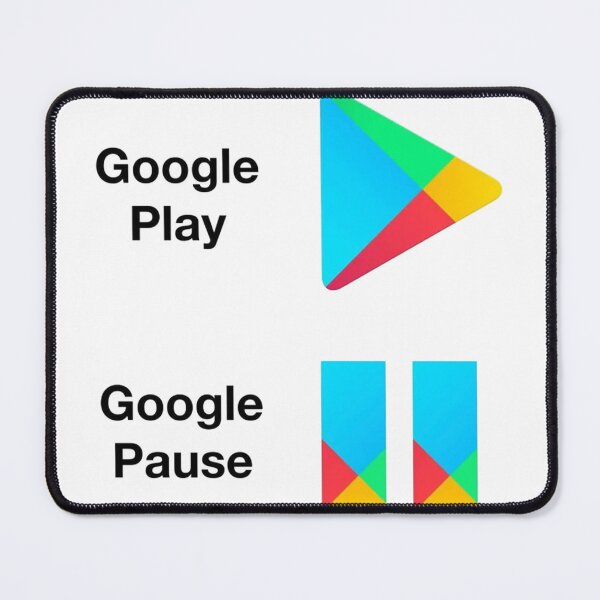 Item preview, GOOGLE PAUSE PARODY LOGO designed and sold by IncubeeWords.