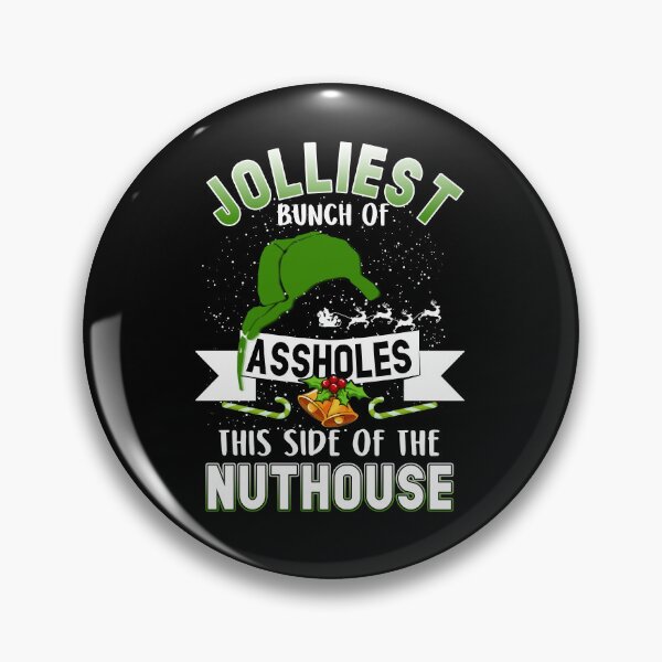 Item preview, Jolliest Bunch of Assholes Nuthouse Ugly Christmas designed and sold by Simeon	 Dorelus.
