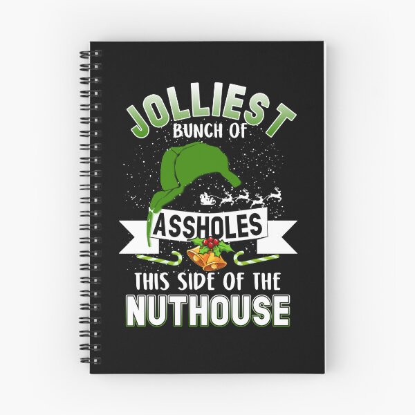 Item preview, Jolliest Bunch of Assholes Nuthouse Ugly Christmas designed and sold by Simeon	 Dorelus.