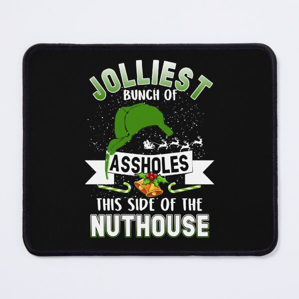 Item preview, Jolliest Bunch of Assholes Nuthouse Ugly Christmas designed and sold by Simeon	 Dorelus.