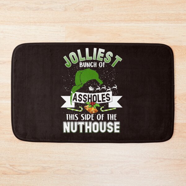 Item preview, Jolliest Bunch of Assholes Nuthouse Ugly Christmas designed and sold by Simeon	 Dorelus.