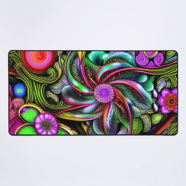 Item preview, Psychedelic abstract floral  designed and sold by dwhowe.
