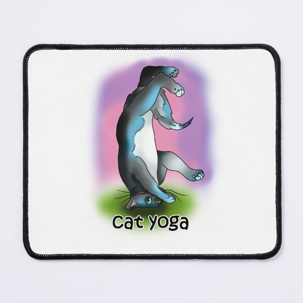 Item preview, cat yoga headstand designed and sold by BeingNow.