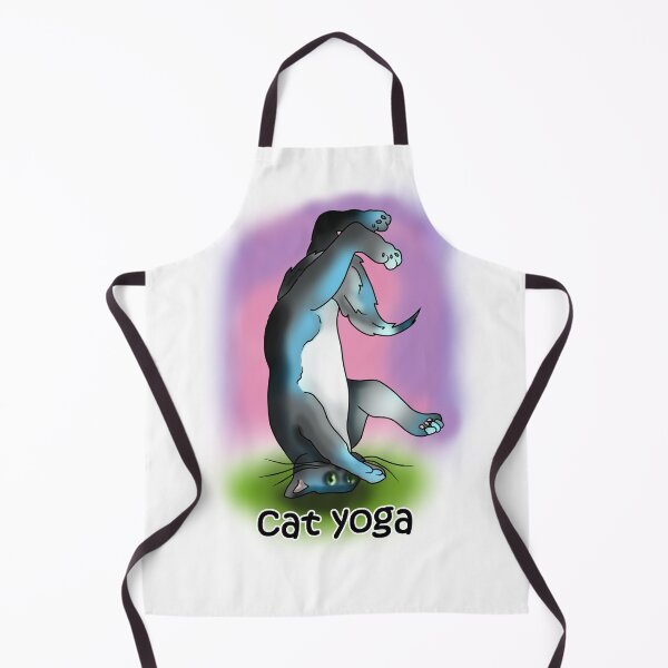Item preview, cat yoga headstand designed and sold by BeingNow.